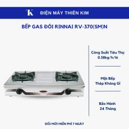 Bếp gas đôi Rinnai RV-370(SM)N - Giá rẻ nhất hôm nay - Ảnh 19