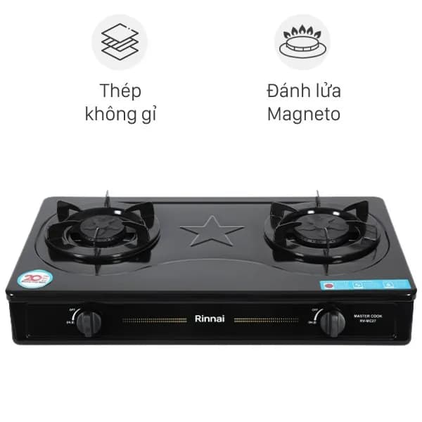 So sánh giá Bếp ga đôi Rinnai RV-MC27BE rẻ nhất? - Ảnh 4