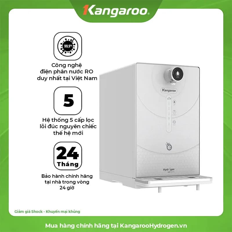 So sánh giá Máy lọc nước RO Hydrogen Kangaroo KG100EED 5 lõi - Tìm sản phẩm giá rẻ nhất - Ảnh 4