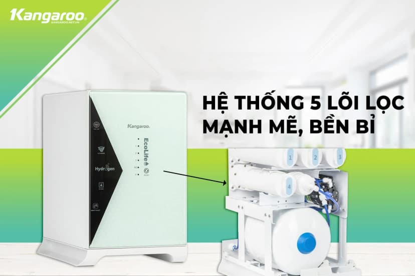 So sánh giá Máy lọc nước RO Hydrogen Kangaroo KG100EED 5 lõi - Tìm sản phẩm giá rẻ nhất - Ảnh 10