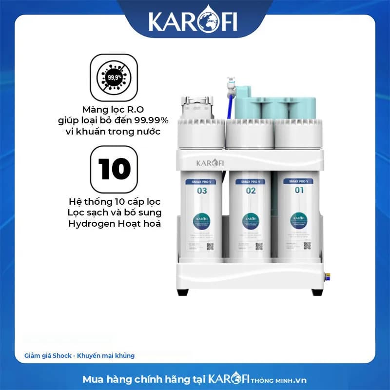 So sánh giá Máy lọc nước RO Hydrogen Karofi KAQ-U95 10 lõi - Tìm sản phẩm giá rẻ nhất - Ảnh 16