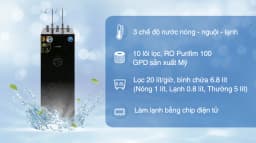 So sánh giá Máy lọc nước RO nóng nguội lạnh Hydrogen Karofi KAD-X39 10 lõi - Tìm sản phẩm giá rẻ nhất - Ảnh 6
