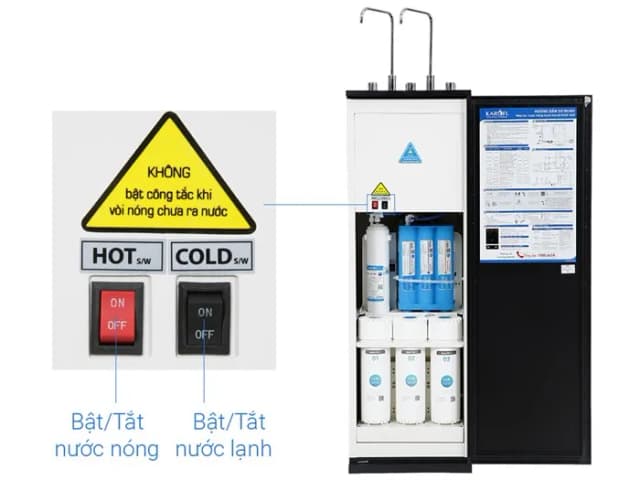 So sánh giá Máy lọc nước RO nóng nguội lạnh Karofi KAD-X60 10 lõi rẻ nhất? - Ảnh 11