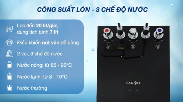 So sánh giá Máy lọc nước RO nóng nguội lạnh Karofi KAD-X60 10 lõi rẻ nhất? - Ảnh 14