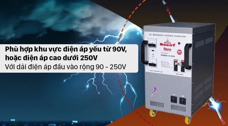 Ổn áp Robot 1 pha 15KVA 90 - Giá rẻ nhất hôm nay - Ảnh 5