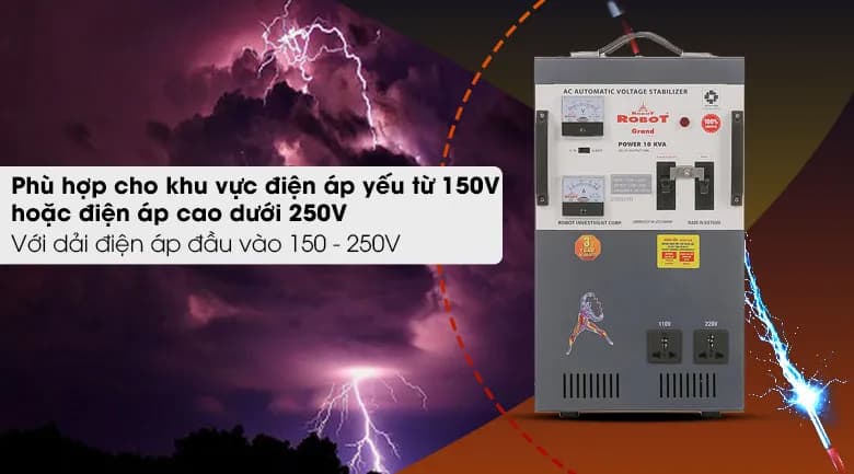 Ổn áp Robot 1 pha 10KVA 150 - Giá rẻ nhất hôm nay - Ảnh 5