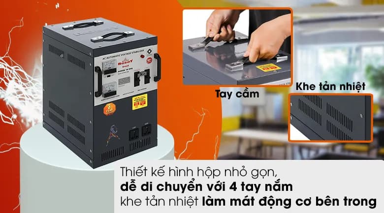 Ổn áp Robot 1 pha 10KVA 90 - Giá rẻ nhất hôm nay - Ảnh 3