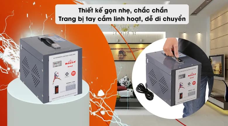 Ổn áp Robot 1 pha 1KVA 140 - Giá rẻ nhất hôm nay - Ảnh 3
