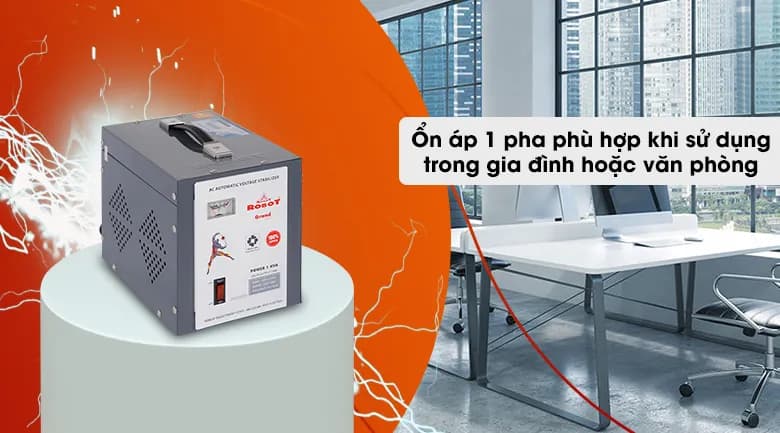 Ổn áp Robot 1 pha 1KVA 140 - Giá rẻ nhất hôm nay - Ảnh 4