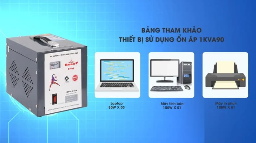 Ổn áp Robot 1 pha 1KVA 90 - Giá rẻ nhất hôm nay - Ảnh 2