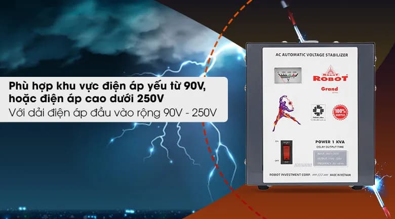 Ổn áp Robot 1 pha 1KVA 90 - Giá rẻ nhất hôm nay - Ảnh 5