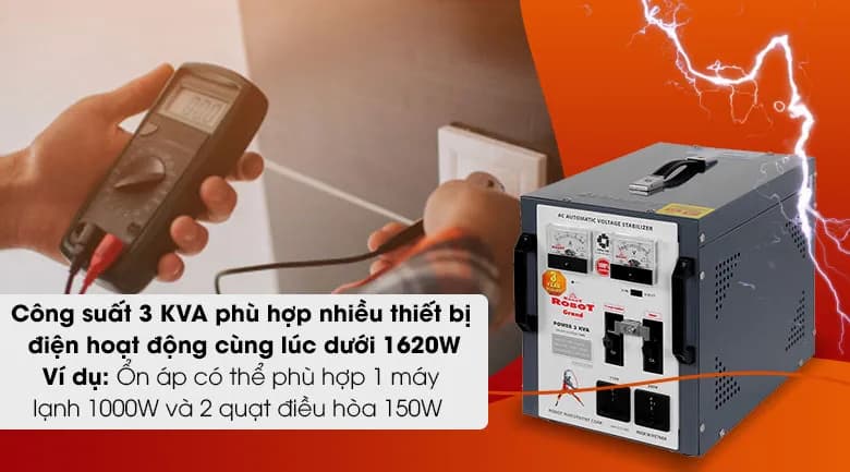 Ổn áp Robot 1 pha 3KVA 90 - Giá rẻ nhất hôm nay - Ảnh 5