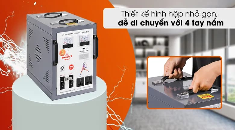 Ổn áp Robot 1 pha 5KVA 140 - Giá rẻ nhất hôm nay - Ảnh 2