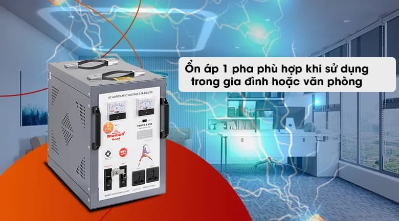Ổn áp Robot 1 pha 5KVA 140 - Giá rẻ nhất hôm nay - Ảnh 3