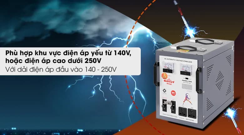 Ổn áp Robot 1 pha 5KVA 140 - Giá rẻ nhất hôm nay - Ảnh 5