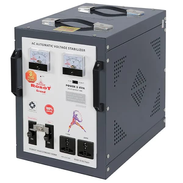 Ổn áp Robot 1 pha 5KVA 90 - Giá rẻ nhất hôm nay - Ảnh 1