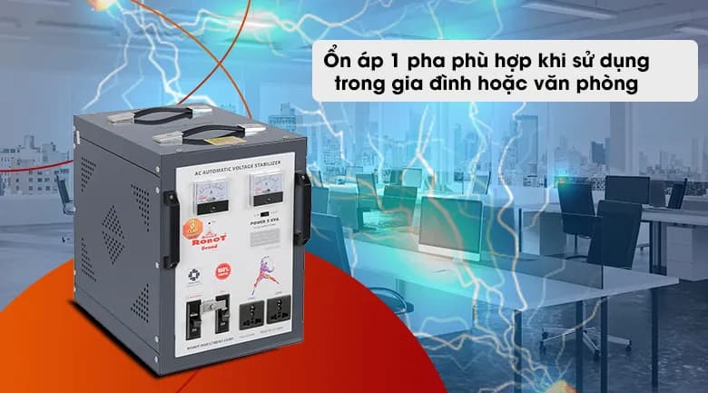 Ổn áp Robot 1 pha 5KVA 90 - Giá rẻ nhất hôm nay - Ảnh 4