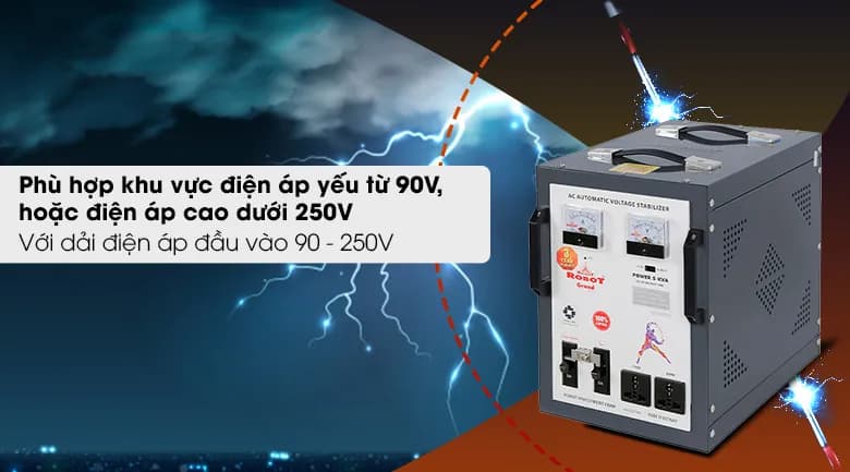 Ổn áp Robot 1 pha 5KVA 90 - Giá rẻ nhất hôm nay - Ảnh 5
