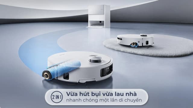 So sánh giá Robot hút bụi lau nhà Dreame Aqua 10 Roller Trắng rẻ nhất? - Ảnh 2