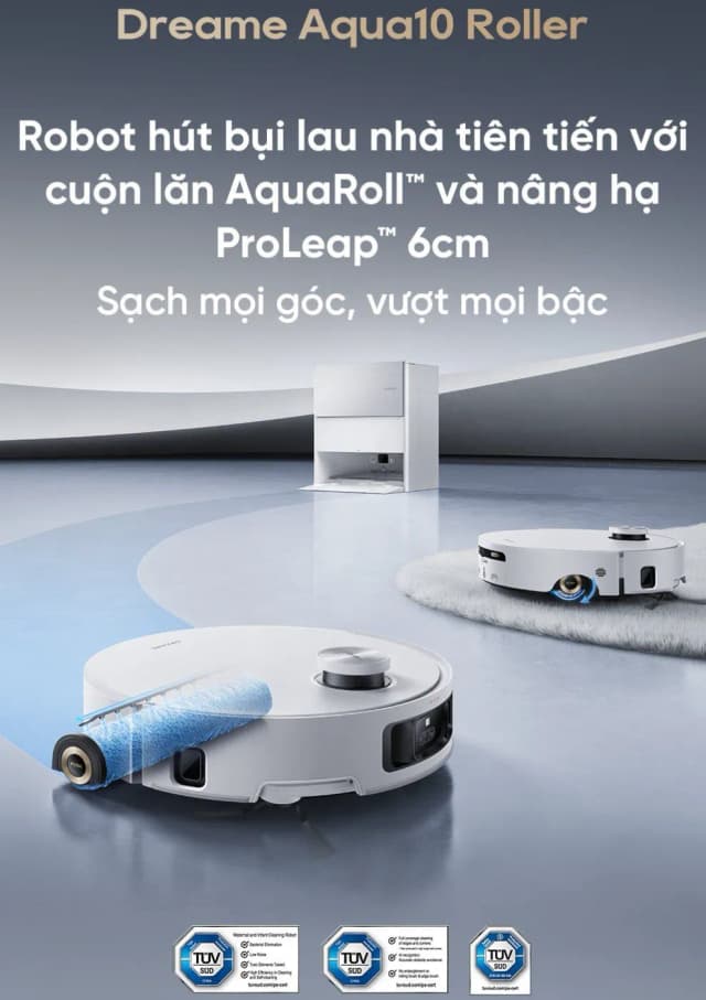 So sánh giá Robot hút bụi lau nhà Dreame Aqua 10 Roller Trắng rẻ nhất? - Ảnh 16