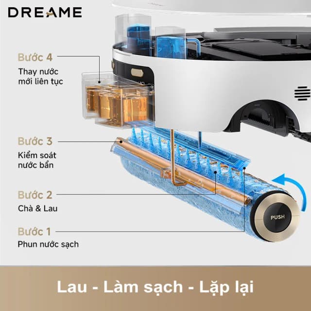 So sánh giá Robot hút bụi lau nhà Dreame Aqua 10 Roller Trắng rẻ nhất? - Ảnh 10