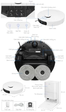Robot hút bụi lau nhà Dreame D20 Ultra - Giá rẻ nhất hôm nay - Ảnh 18