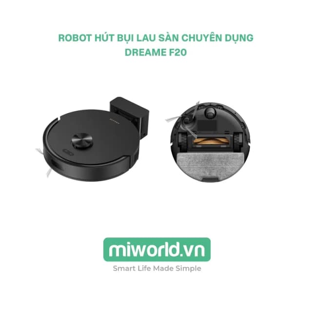 Robot hút bụi lau nhà Dreame F20 - Ảnh 10