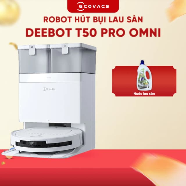 So sánh giá Robot hút bụi lau nhà Ecovacs Deebot T50 Pro OMNI - Trắng rẻ nhất? - Ảnh 14