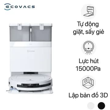 So sánh giá Robot hút bụi lau nhà Ecovacs Deebot T50 Pro OMNI - Trắng rẻ nhất? - Ảnh 9