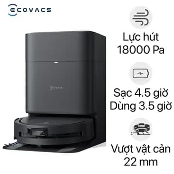 So sánh giá Robot hút bụi lau nhà Ecovacs Deebot T80 OMNI - Đen - Tìm sản phẩm giá rẻ nhất - Ảnh 6