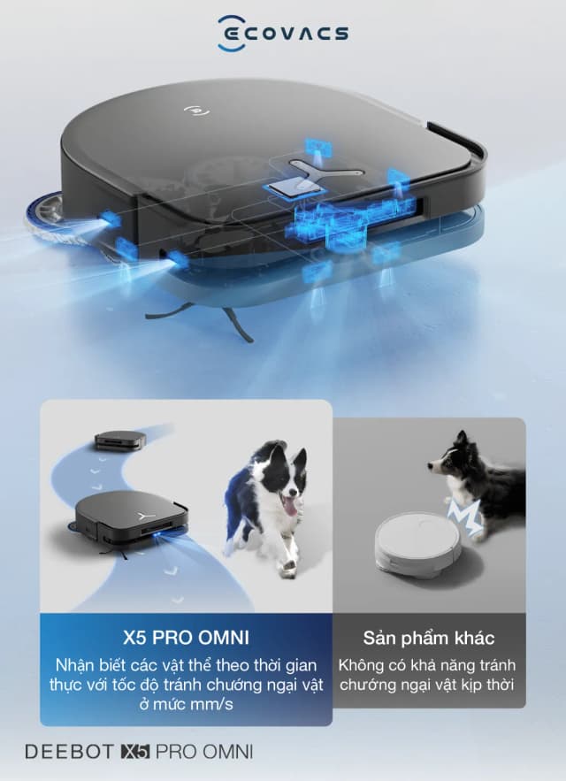 So sánh giá Robot hút bụi lau nhà Ecovacs Deebot X5 PRO OMNI rẻ nhất? - Ảnh 15