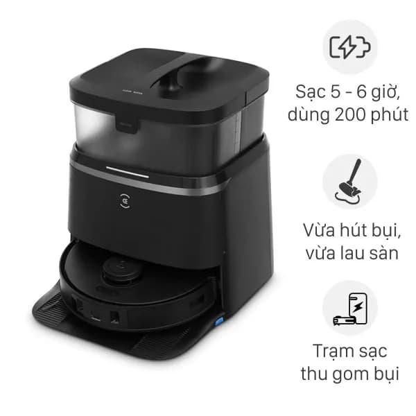 Top 1 so sánh giá Robot hút bụi lau nhà Ecovacs T30C Prime Omni Đen - Tìm sản phẩm giá rẻ nhất - Ảnh 19
