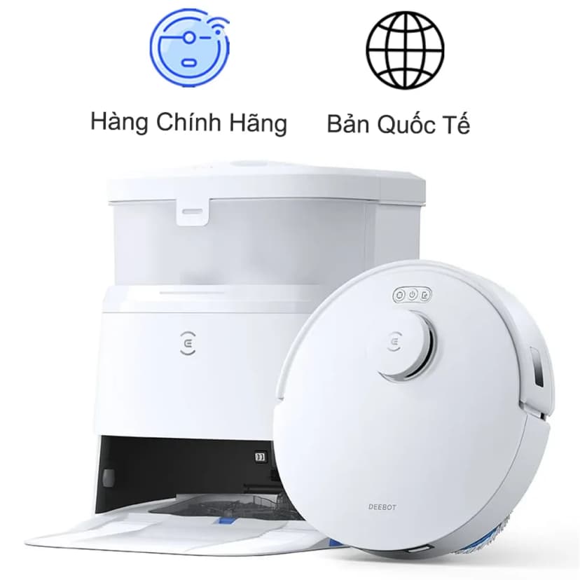 So sánh giá Robot hút bụi lau nhà Ecovacs T30e Pro Omni Trắng - Tìm sản phẩm giá rẻ nhất - Ảnh 2