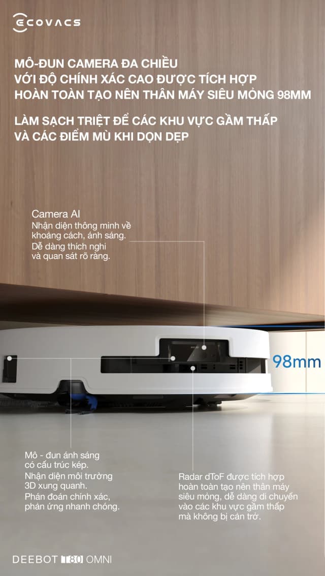 Top 1 so sánh giá Robot hút bụi lau nhà Ecovacs T80S OMNI - Tìm sản phẩm giá rẻ nhất - Ảnh 2