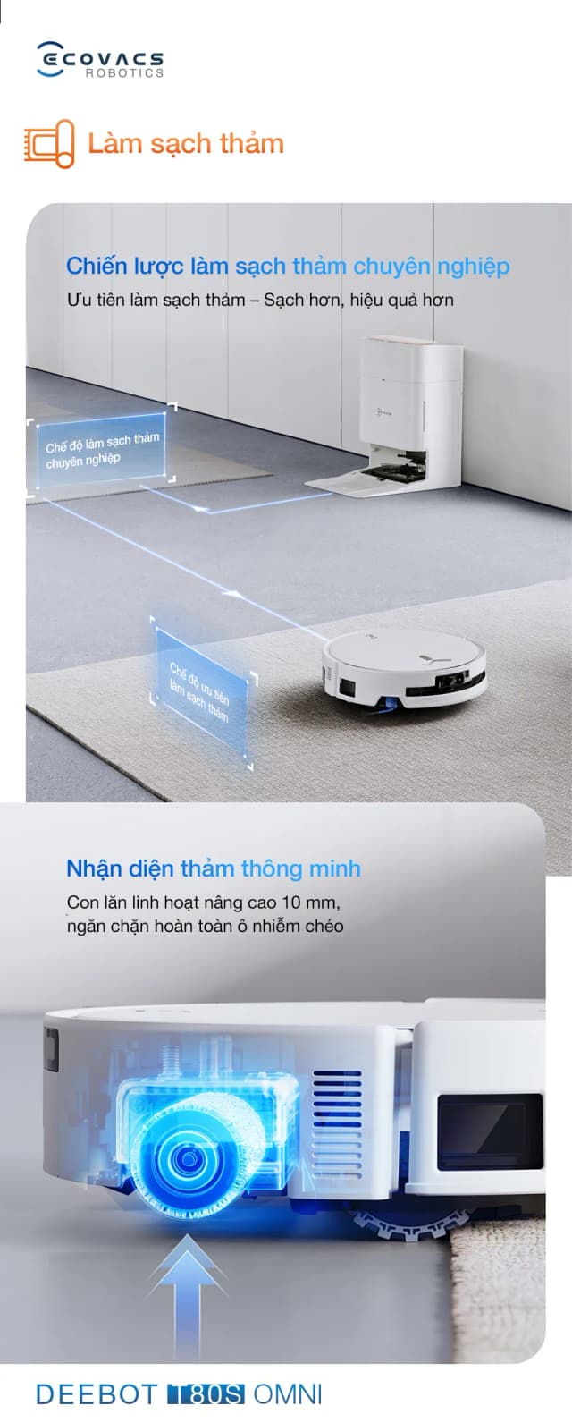 Top 1 so sánh giá Robot hút bụi lau nhà Ecovacs T80S OMNI - Tìm sản phẩm giá rẻ nhất - Ảnh 14
