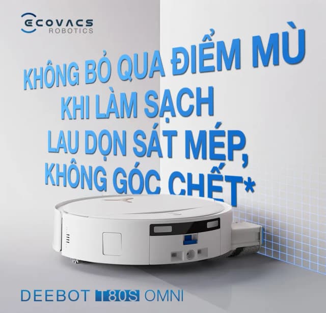 Top 1 so sánh giá Robot hút bụi lau nhà Ecovacs T80S OMNI - Tìm sản phẩm giá rẻ nhất - Ảnh 19
