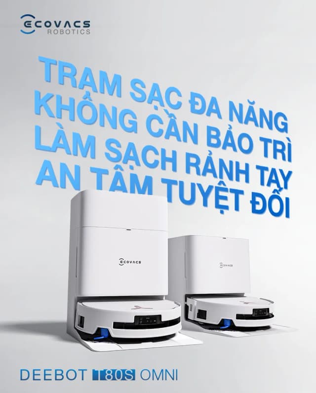 Top 1 so sánh giá Robot hút bụi lau nhà Ecovacs T80S OMNI - Tìm sản phẩm giá rẻ nhất - Ảnh 23