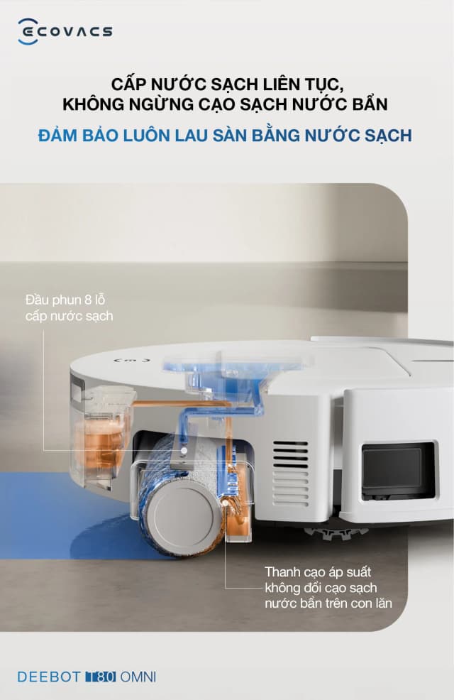 Top 1 so sánh giá Robot hút bụi lau nhà Ecovacs T80S OMNI - Tìm sản phẩm giá rẻ nhất - Ảnh 7