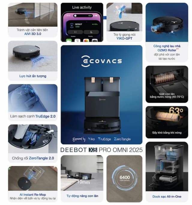 Top 1 so sánh giá Robot hút bụi lau nhà Ecovacs T80S OMNI - Tìm sản phẩm giá rẻ nhất - Ảnh 99