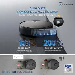 Robot hút bụi lau nhà Ecovacs X12 OMNICYCLONE - Giá rẻ nhất hôm nay - Ảnh 7