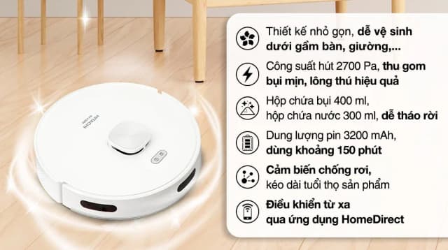 Top 1 so sánh giá Robot hút bụi lau nhà Hitachi RV-X20M - Tìm sản phẩm giá rẻ nhất - Ảnh 8