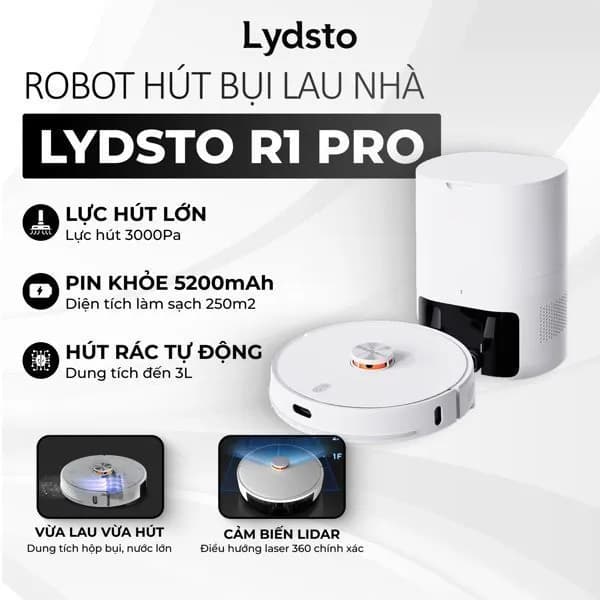 So sánh giá Robot hút bụi lau nhà Lydsto R1 Pro rẻ nhất? - Ảnh 12