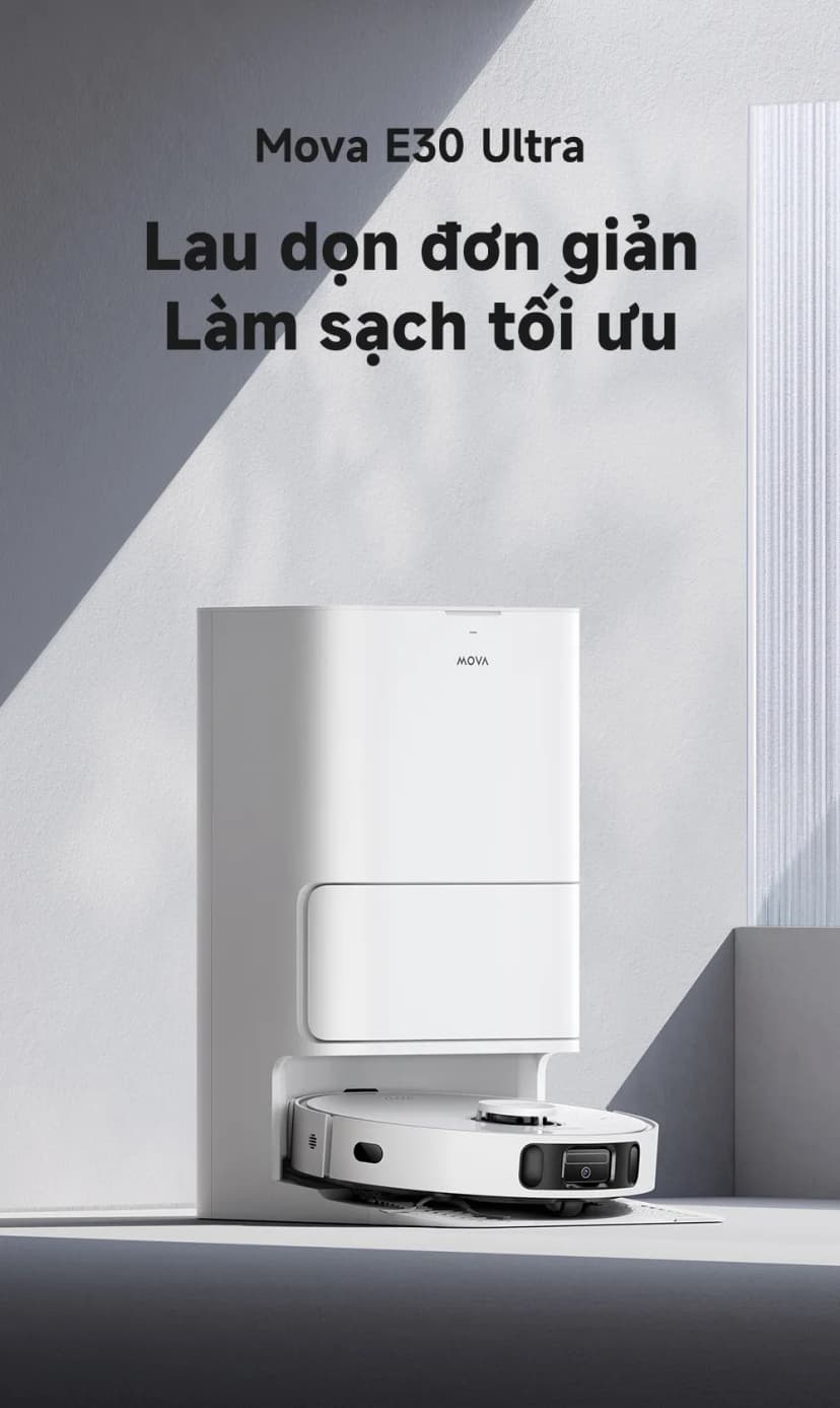 So sánh giá Robot hút bụi lau nhà Mova E30 Ultra - Tìm sản phẩm giá rẻ nhất - Ảnh 7