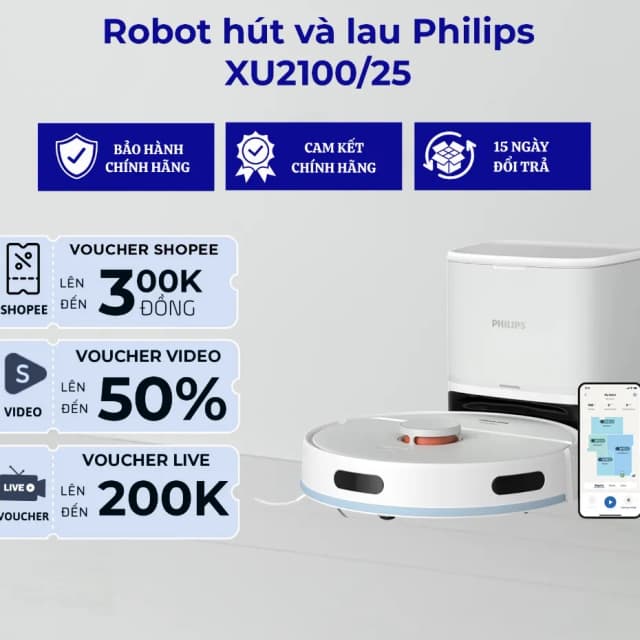 So sánh giá Robot hút bụi lau nhà Philips XU2100/25 rẻ nhất? - Ảnh 14