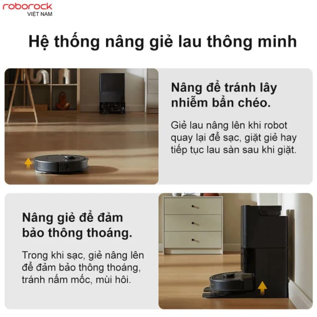 Robot hút bụi lau nhà Roborock Q Revo S Pro - Đen - Ảnh 9