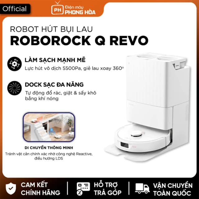 Top 1 so sánh giá Robot hút bụi lau nhà Roborock Q Revo S Pro - Đen - Tìm sản phẩm giá rẻ nhất - Ảnh 31