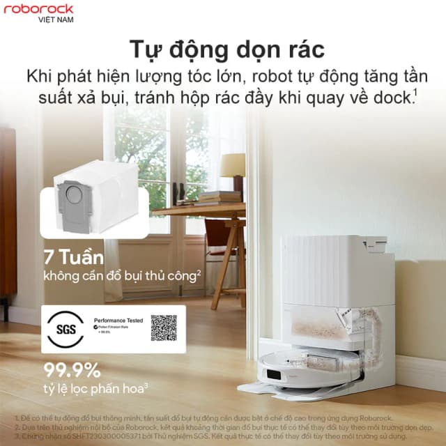 Top 1 so sánh giá Robot hút bụi lau nhà Roborock Q Revo S Pro - Trắng - Tìm sản phẩm giá rẻ nhất - Ảnh 33