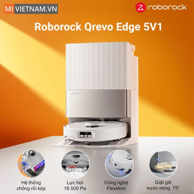 Top 1 so sánh giá Robot hút bụi lau nhà Roborock Qrevo Edge 2 - Trắng - Tìm sản phẩm giá rẻ nhất - Ảnh 6