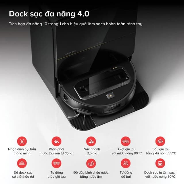 Top 1 so sánh giá Robot hút bụi lau nhà Roborock Saros 20 - Tìm sản phẩm giá rẻ nhất - Ảnh 17