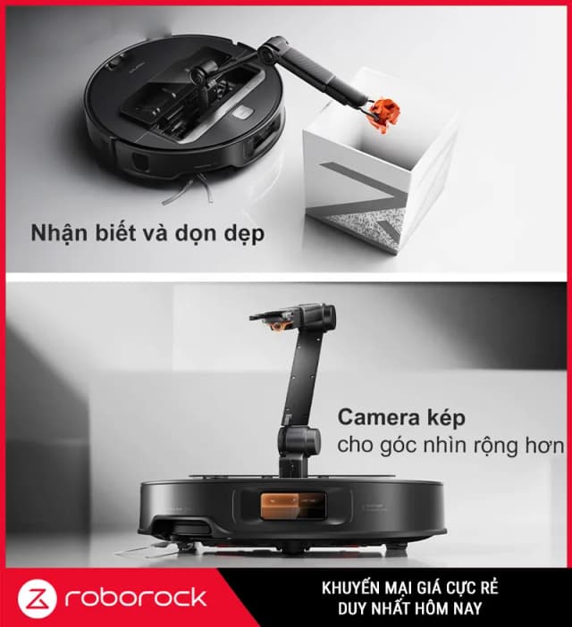 Top 1 so sánh giá Robot hút bụi lau nhà Roborock Saros 20 Sonic Complete - Đen - Tìm sản phẩm giá rẻ nhất - Ảnh 6